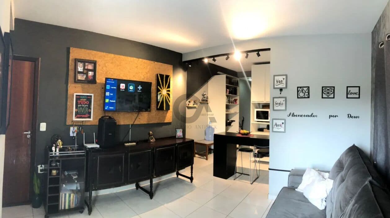 Foto de Apartamento 2 Dormitórios (1 Suíte) | Quintal Privativo | Vista para o Morro Cambirela | Nova Palhoça – Palhoça/SC
