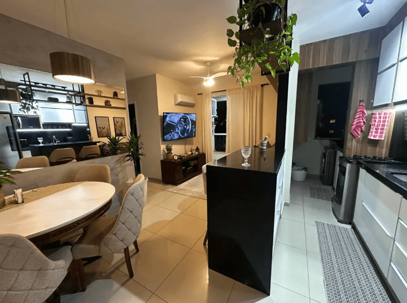 Foto de Porteira Fechada! Apartamento 2 Quartos (1 Suíte) 66 m² 100% Mobiliado | Pedra Branca, Palhoça/SC
