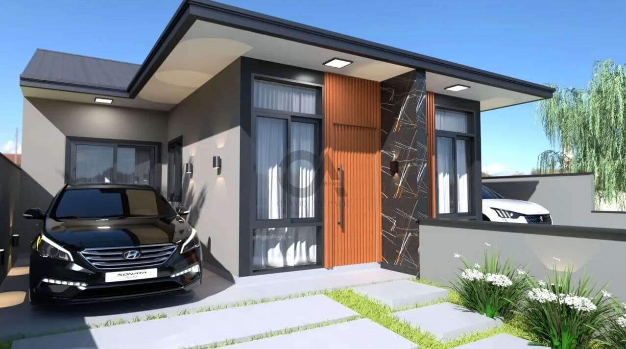 Foto de Casa 2 Dormitórios | Churrasqueira Privativa | Vaga de Garagem | Bela Vista – Palhoça/SC