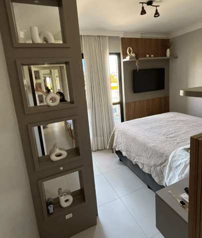 Foto de Apartamento 2 Dormitórios com 2 Suítes | Sacada com Churrasqueira | Vaga Coberta | Pagani – Palhoça/SC